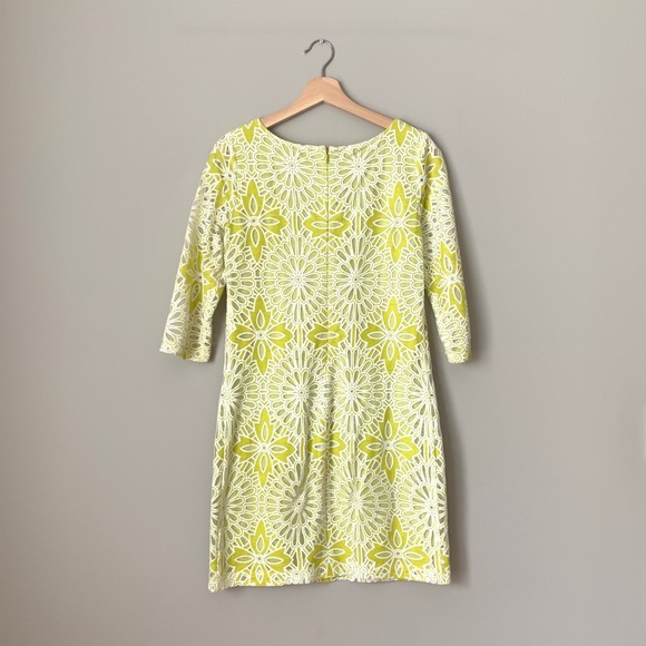 {Badgley Mischka} Floral Crochet Dress - Picture 4 of 6